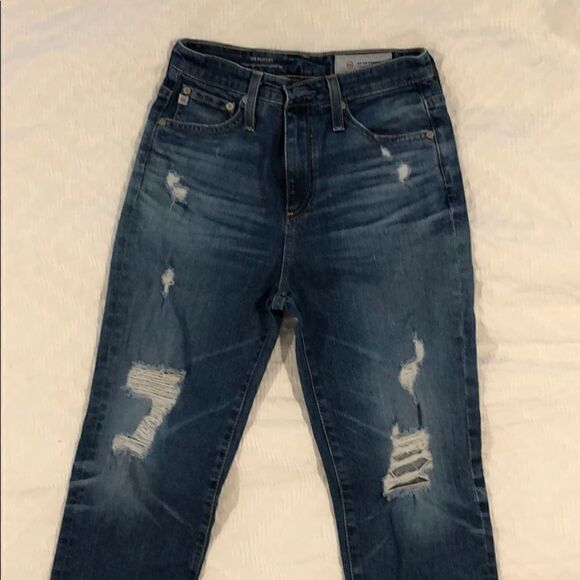 AG Phoebe high waisted distressed jeans - Picture 3 of 7